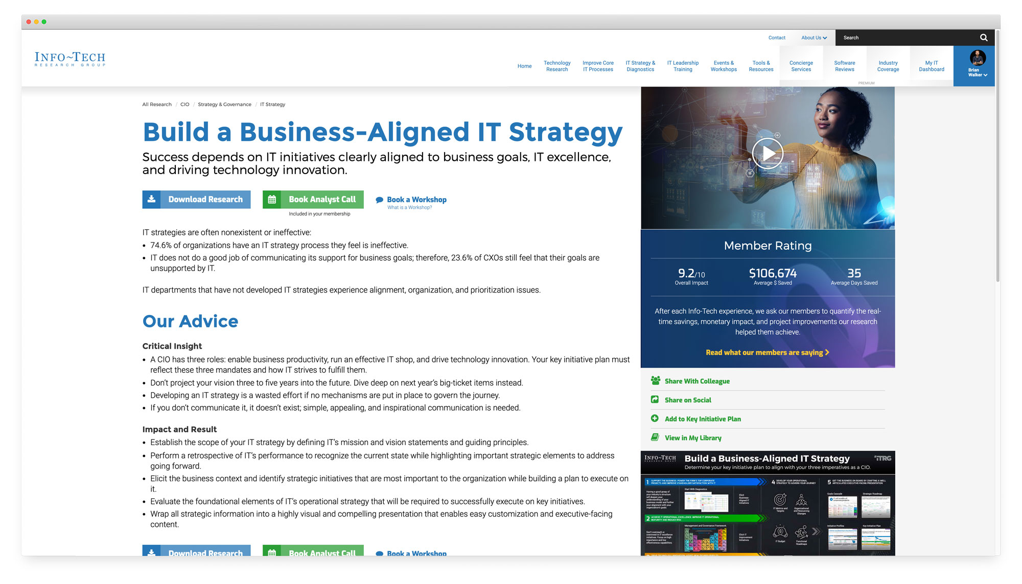 Updated ITRG Blueprint Page Design