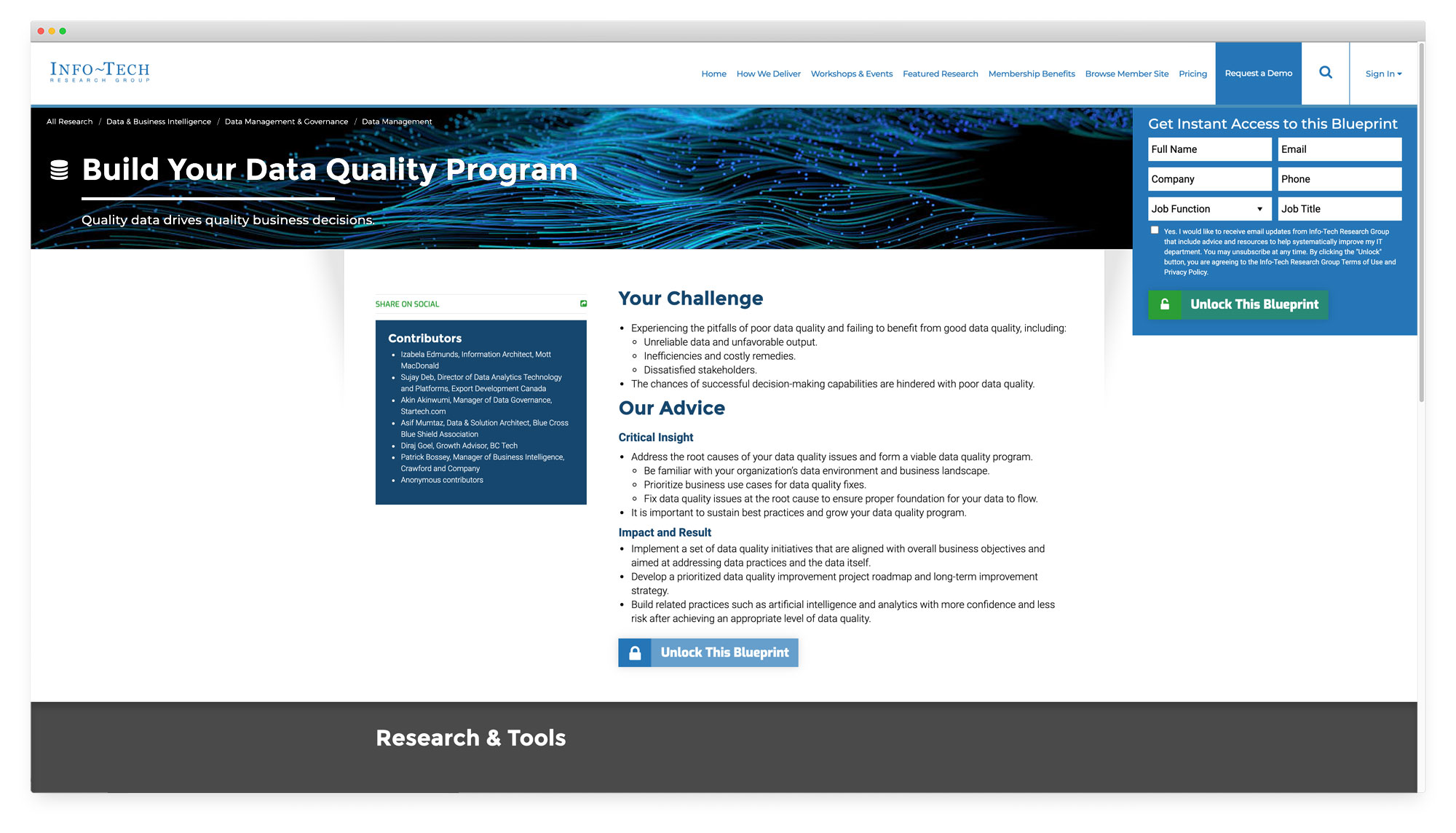 Testing surfacing the entire registration form to users up front.