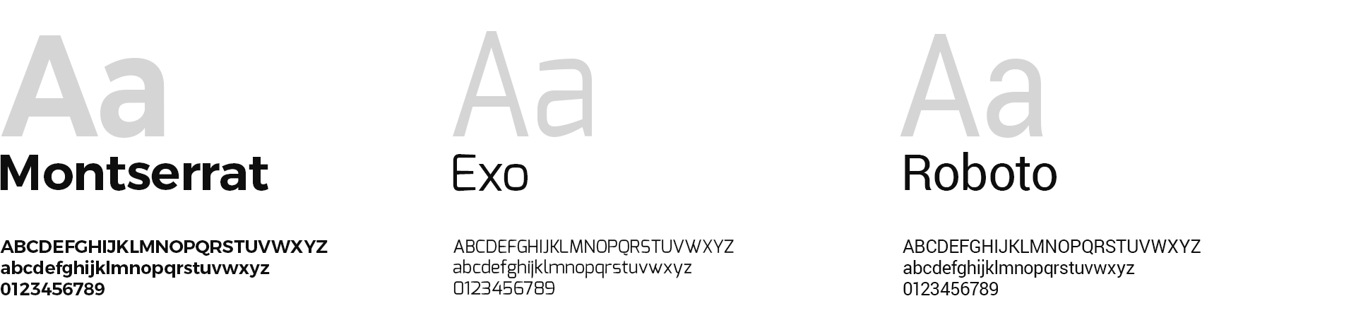 myPolicies Typography