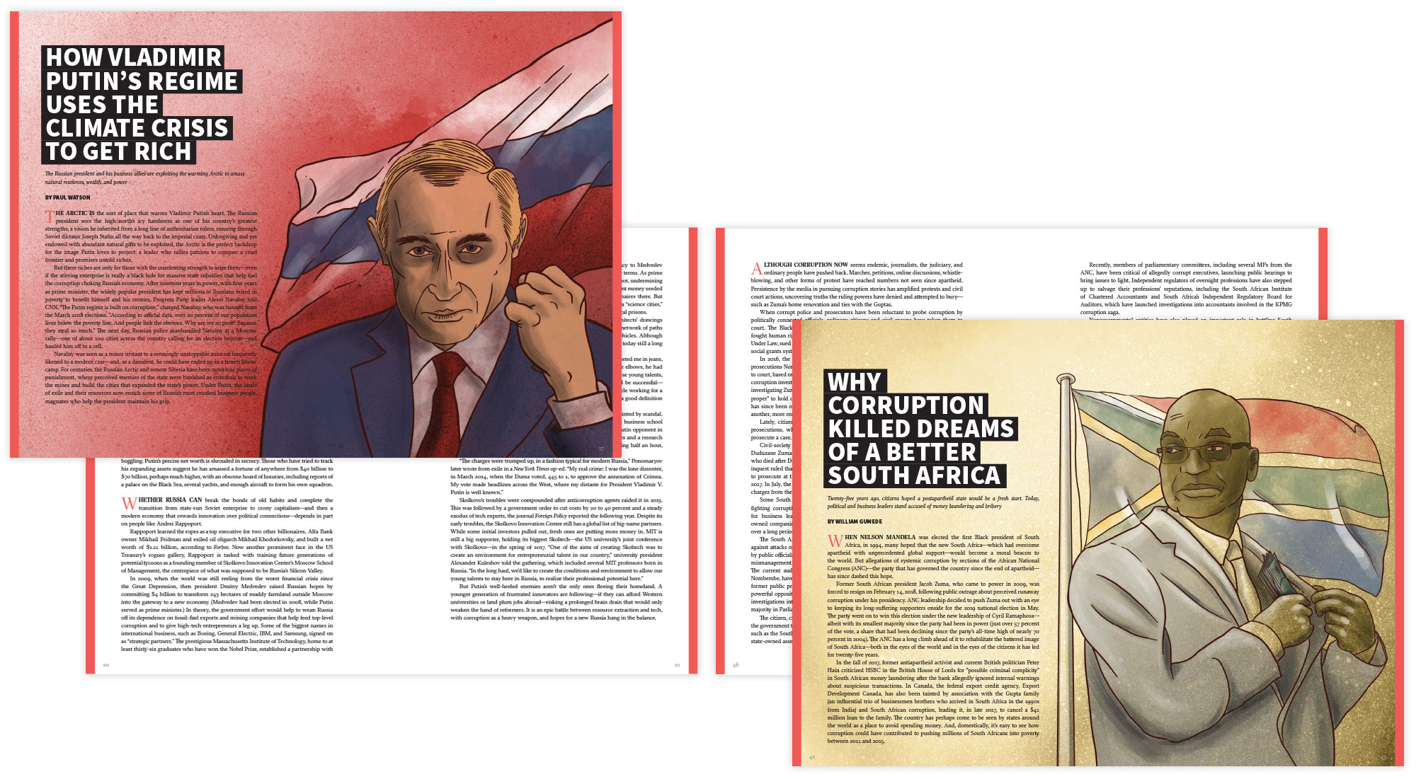 Dirty Money Interior Spread